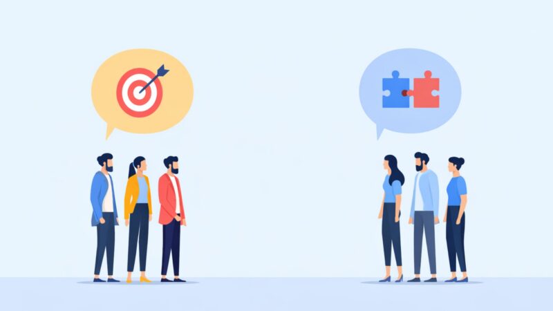 D. OTHERWISE Teams with different goals and collaboration ideas