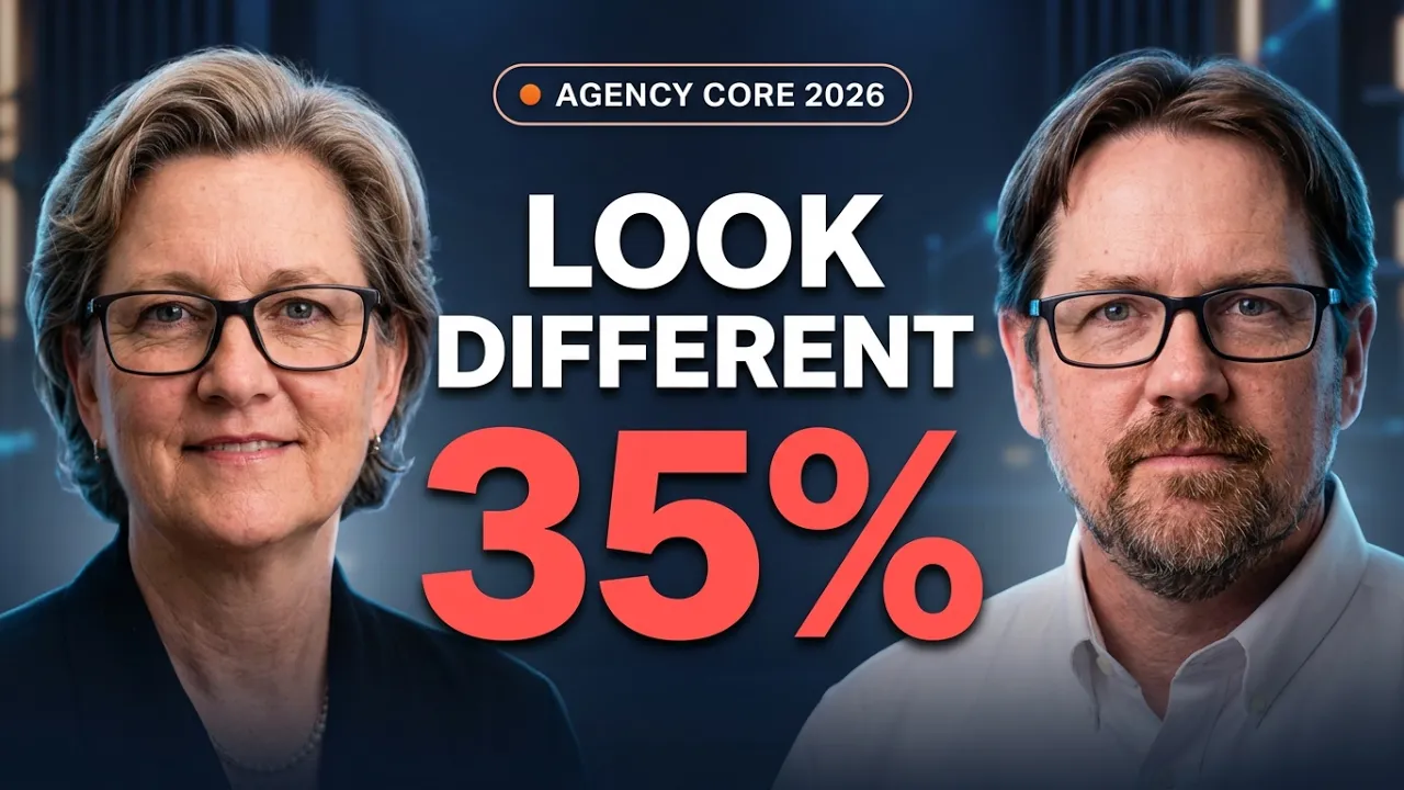 Session artwork: Agencies Know They’re Different. Prospects Can’t Tell. | Agency Core 2026